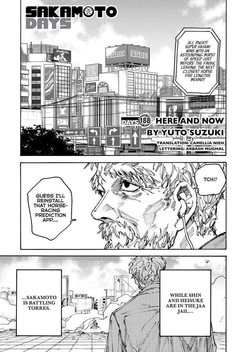 Sakamoto Days Chapter 188